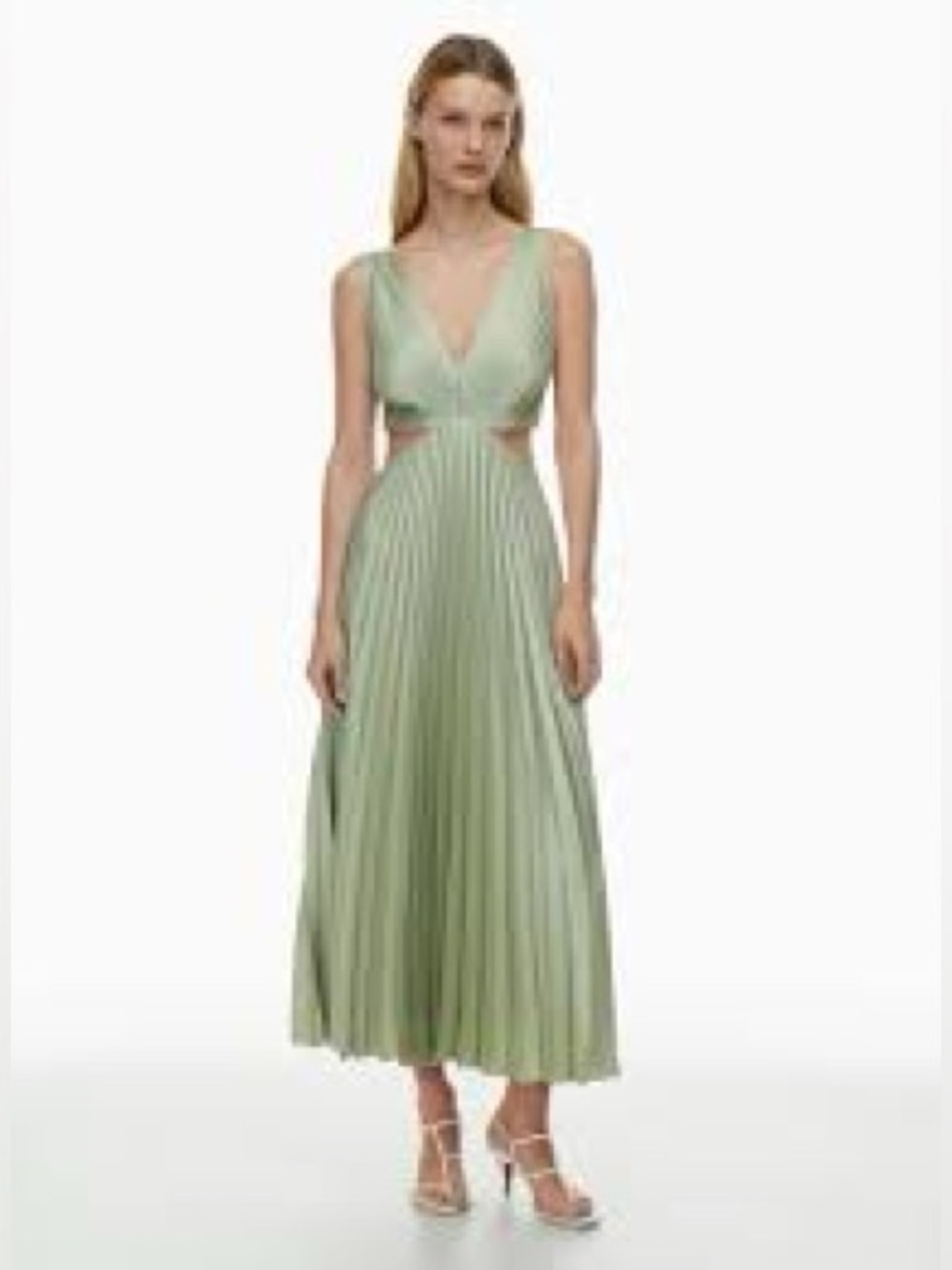 Aritzia Ten Sage Green Dress Size 4